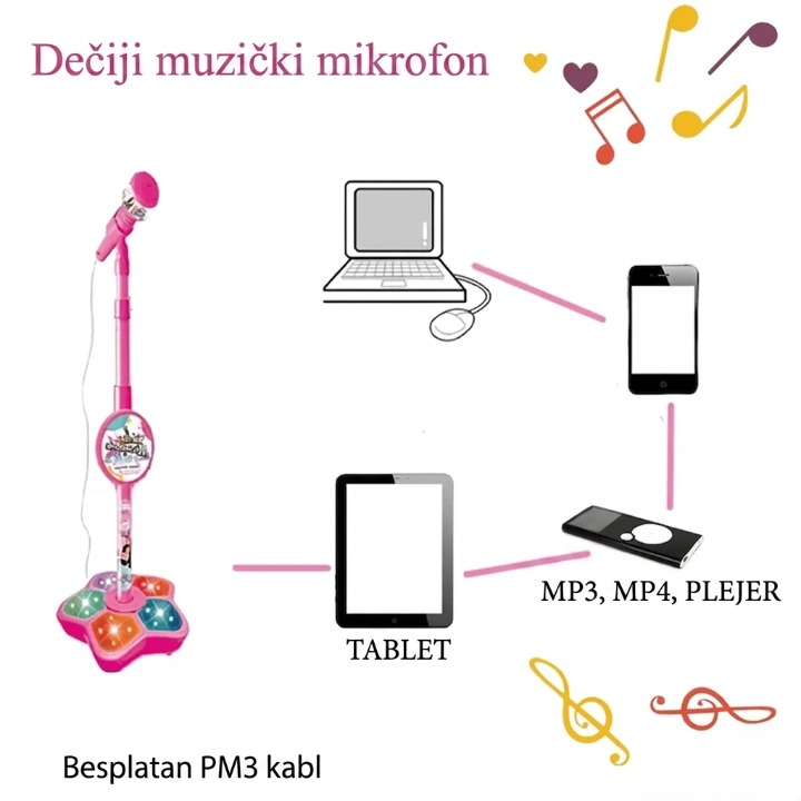 StarMic™ – Karaoke Mikrofon za Decu