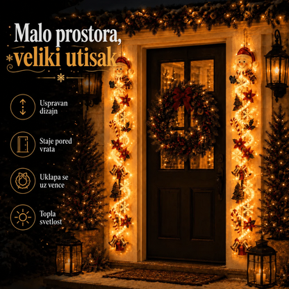 MerryCascade™ – Novogodišnja Dekoracija Za Vrata