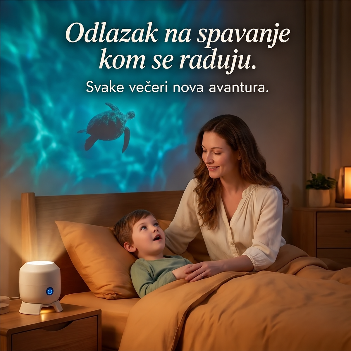 GalaxySpin™ – Lampa Projektor