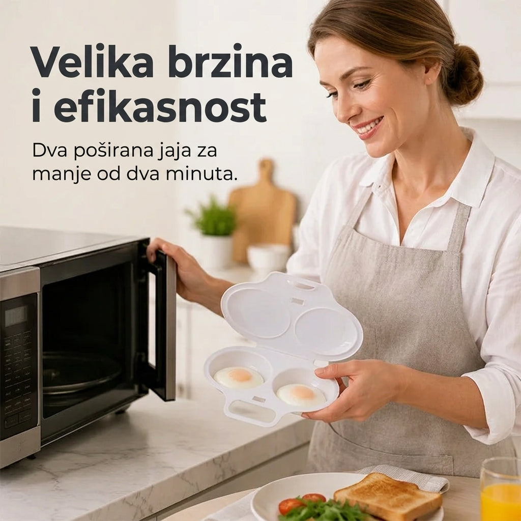 EggSwift™ – Kalup Jaja Za Mikrotalasnu