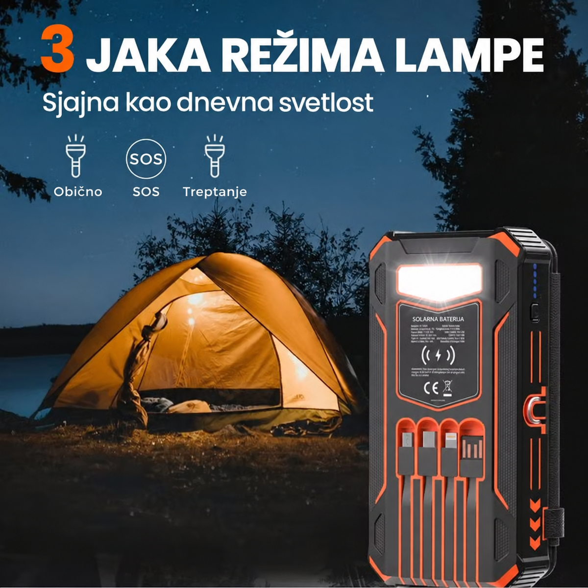 SolarSnap™ – Solarni Prenosivi Punjač