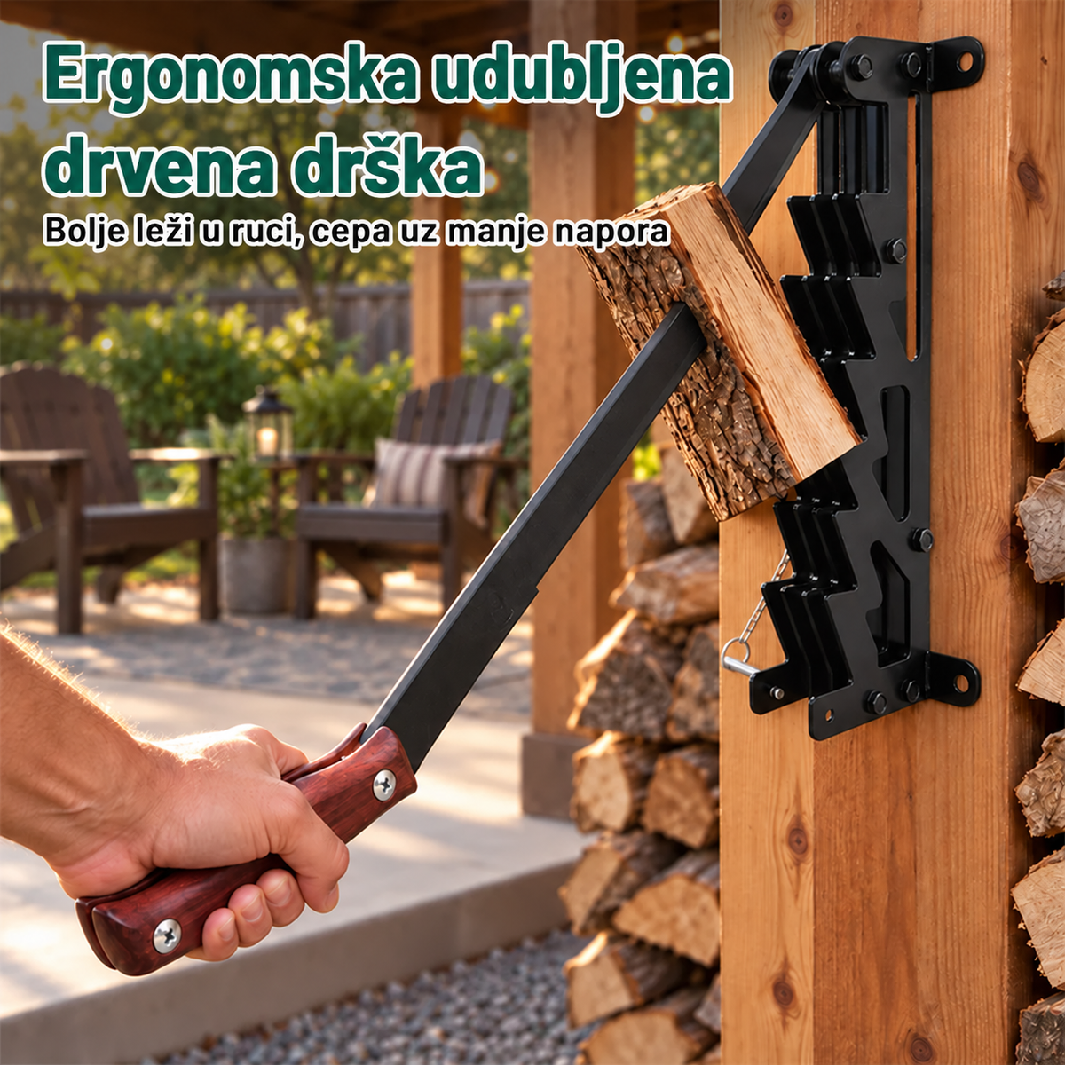 WallSplitter™ – Zidni Cepač Za Drva