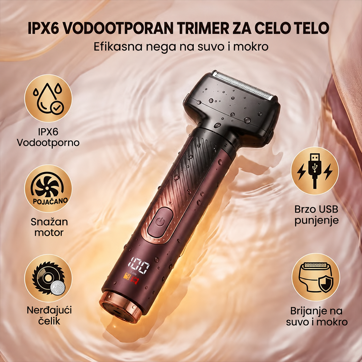 SmoothReach™ - 4 u 1 Trimer Za Telo