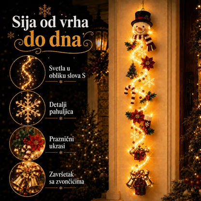MerryCascade™ – Novogodišnja Dekoracija Za Vrata