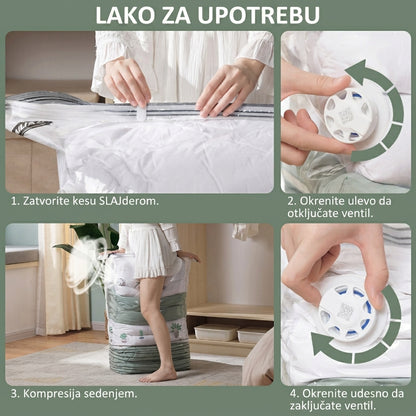 VacuPack™ – Vakuumske Kese Za Odlaganje ( Set Od 4 Komada )