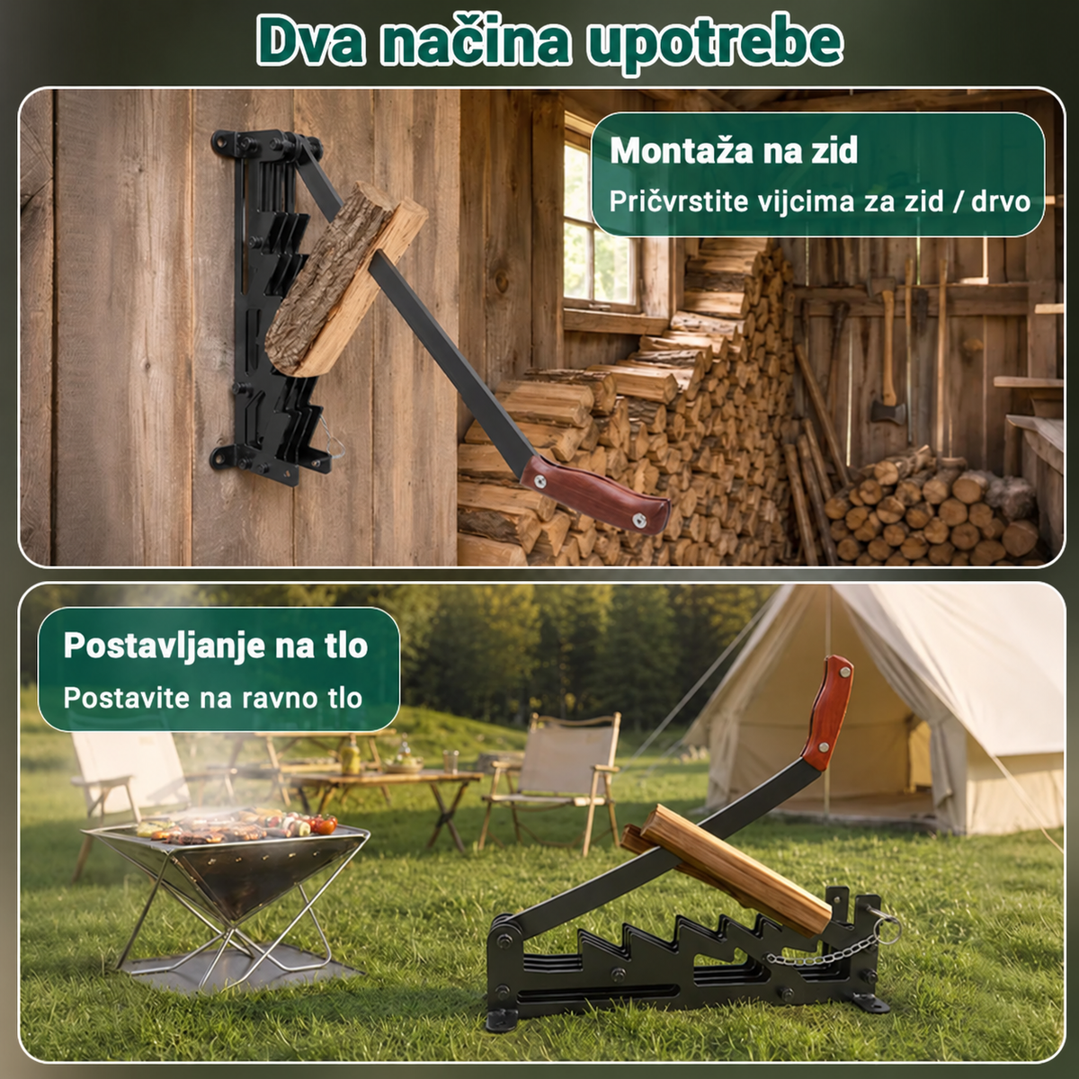 WallSplitter™ – Zidni Cepač Za Drva
