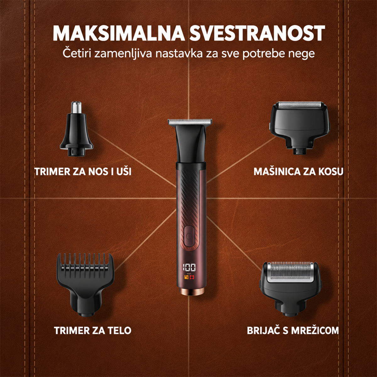 SmoothReach™ - 4 u 1 Trimer Za Telo