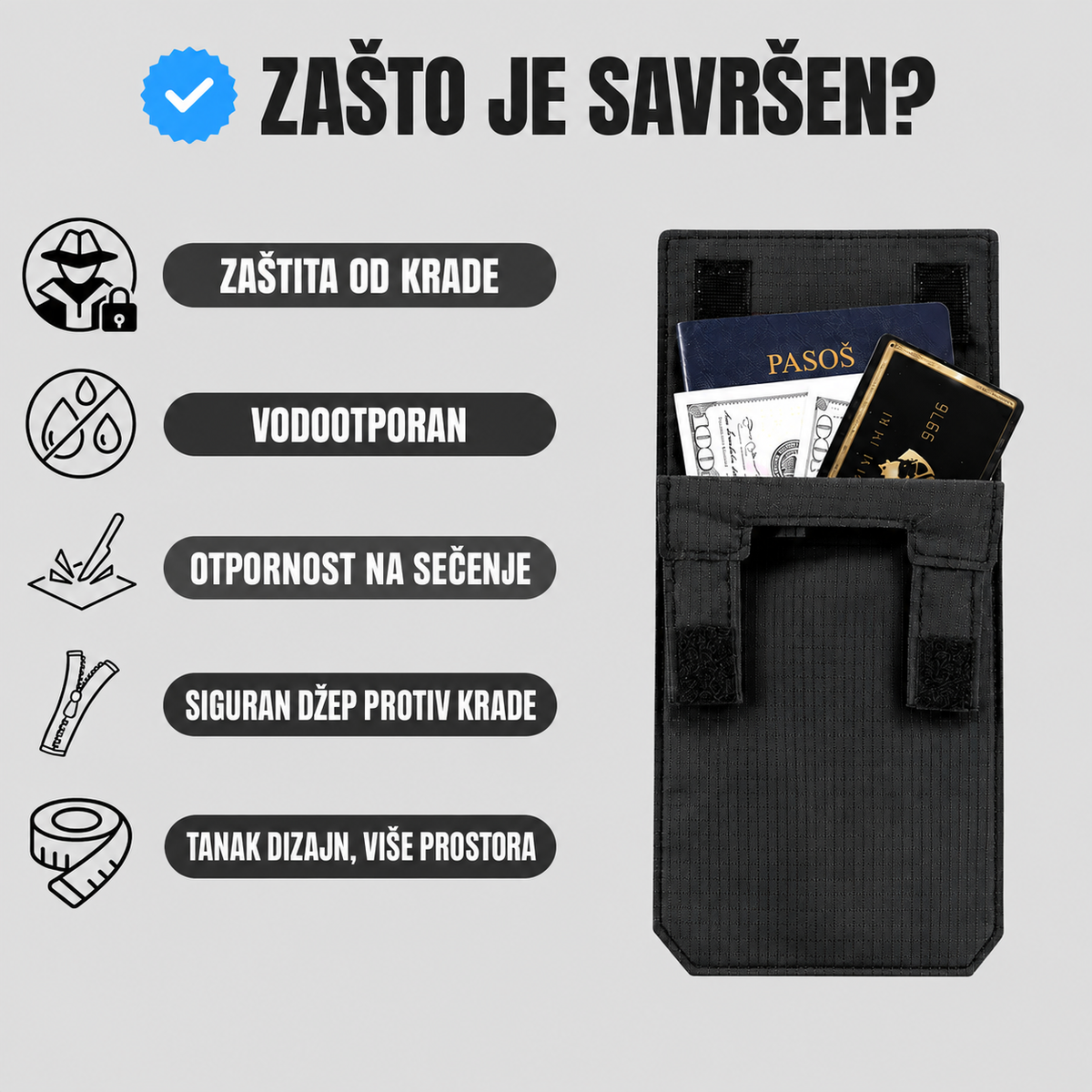 TactiPouch™ – Novčanik Za Kaiš