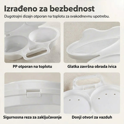 EggSwift™ – Kalup Jaja Za Mikrotalasnu