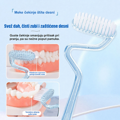 SmiDent™ – Četkica Za Zube U Obliku Slova S (Set od 4 Komada)