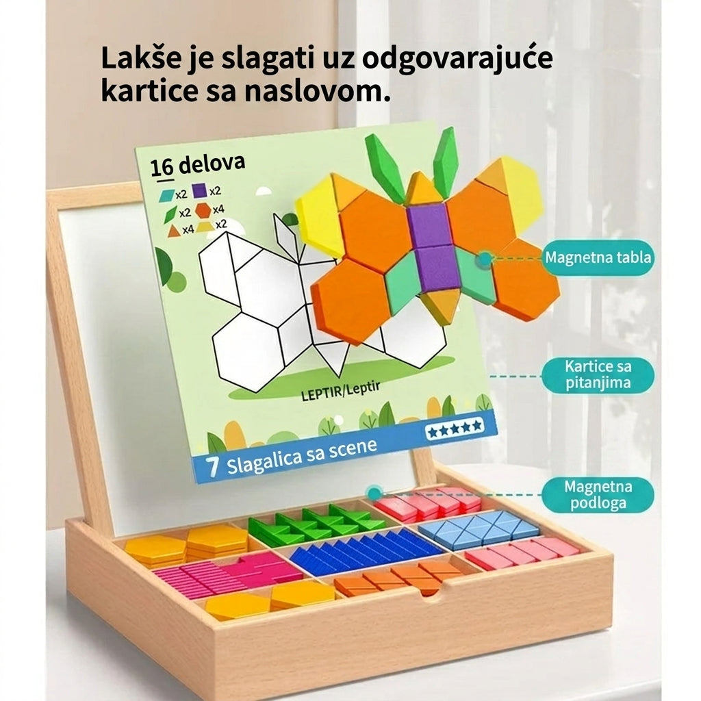 BrainShape™ – Tangram Kutija Za Decu