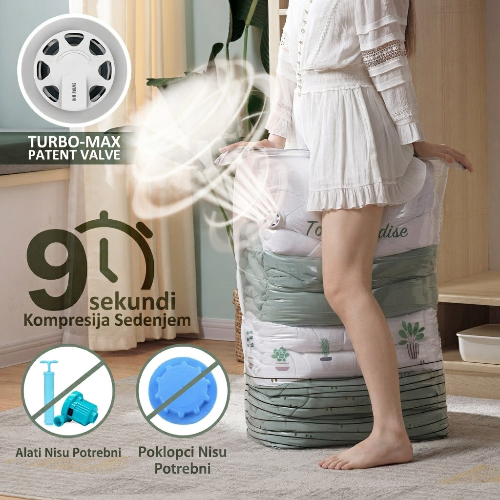 VacuPack™ – Vakuumske Kese Za Odlaganje ( Set Od 4 Komada )