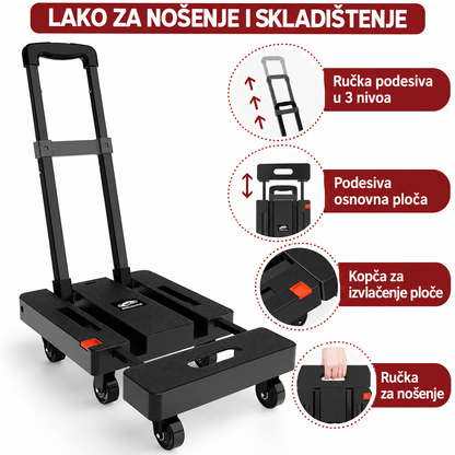 SilentHand™ – Sklopiva Ručna Kolica
