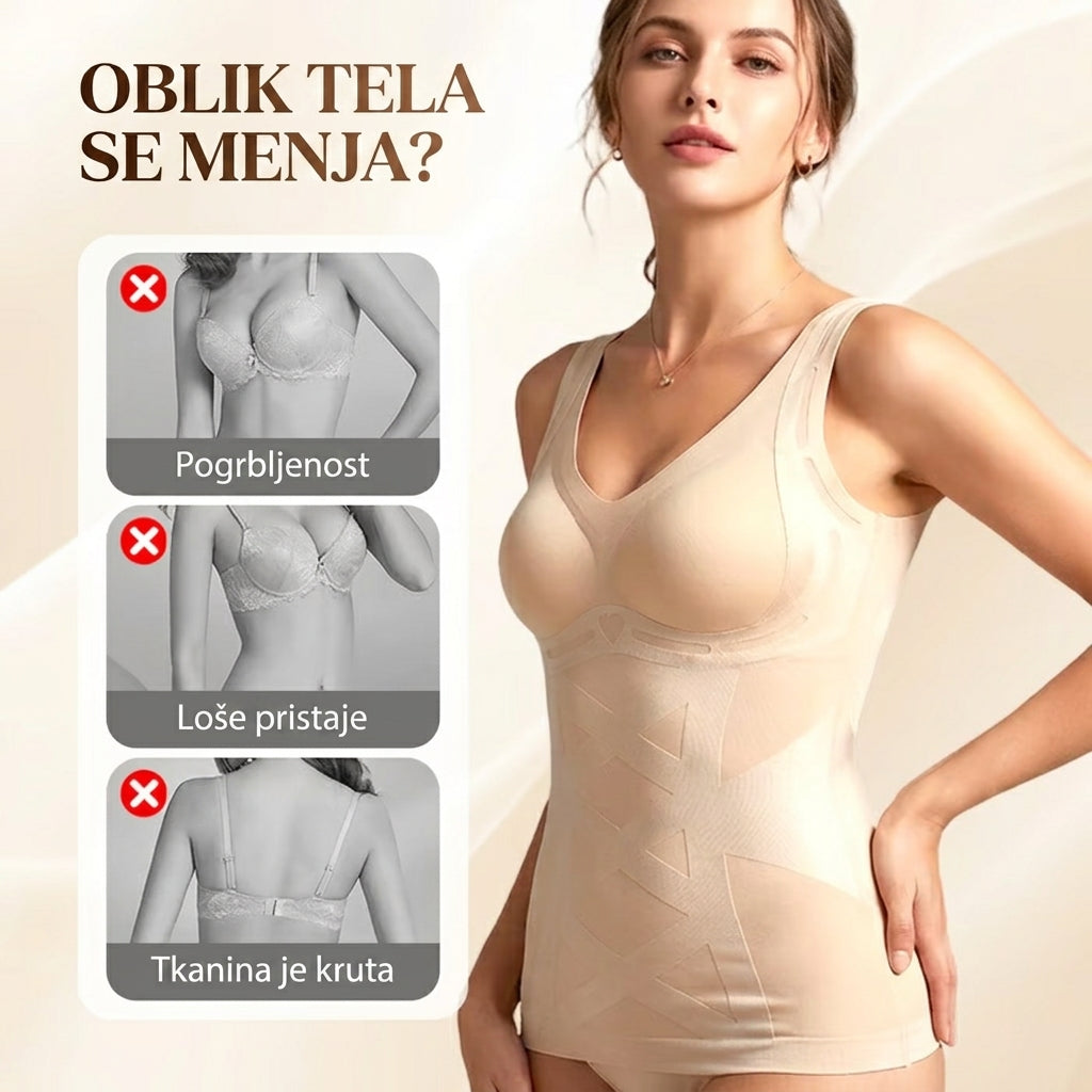 ShapeSmooth™ – 2 u 1 Bodi Majica