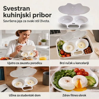 EggSwift™ – Kalup Jaja Za Mikrotalasnu