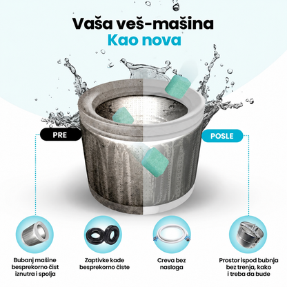CleanMachine™ – Profesionalno sredstvo za čišćenje veš mašina