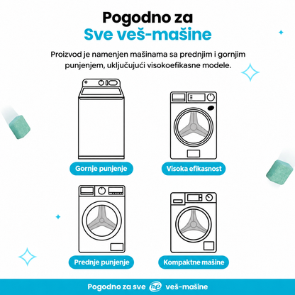 CleanMachine™ – Profesionalno sredstvo za čišćenje veš mašina