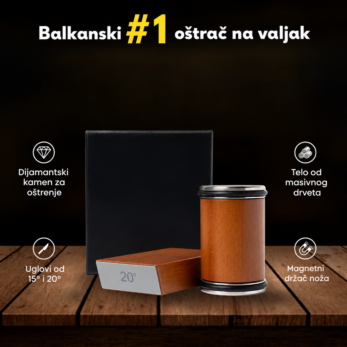 KnifeSharp™ – Oštrač za Noževe
