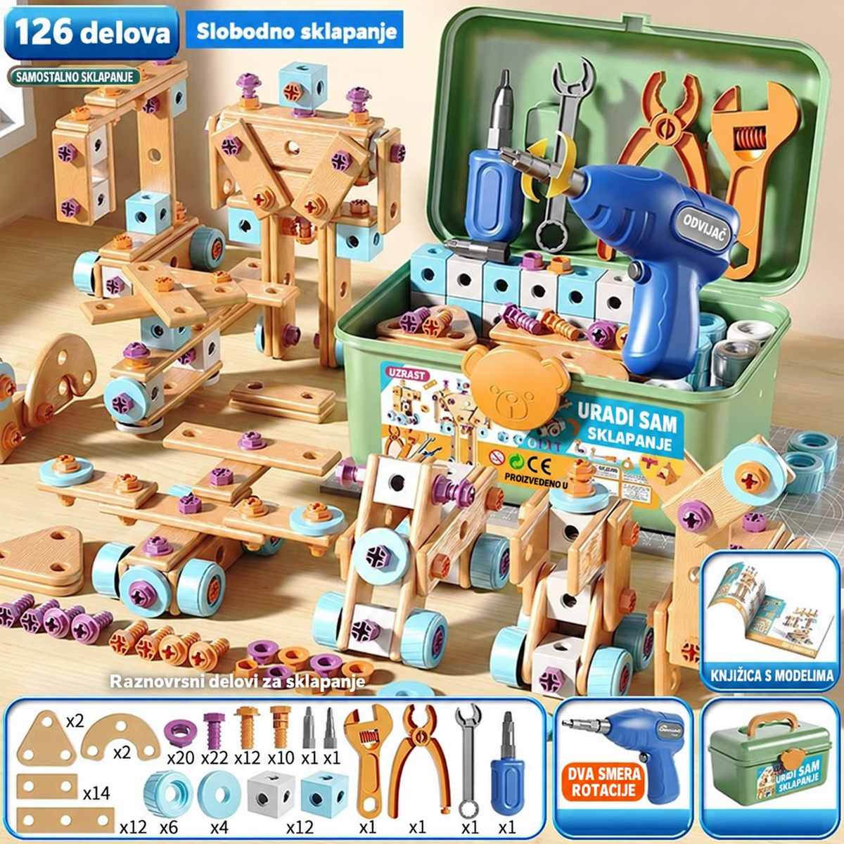 DrillBuddy™ - Set Alat Za Decu