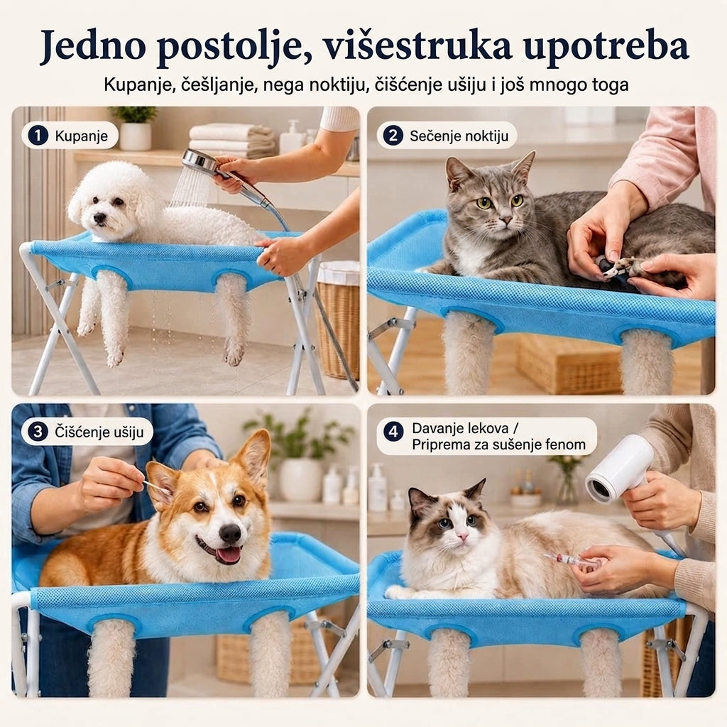 PawHammock™ – Stolica Za Kupanje Kućnih Ljubimaca