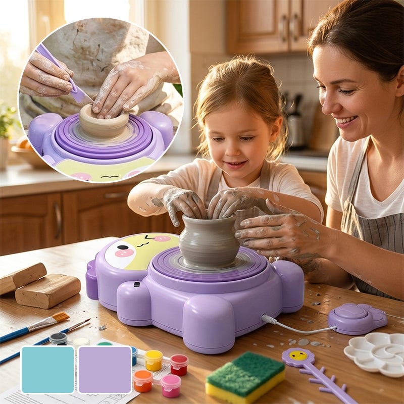 ClayCraft™ – Grnčarski Točak Za Decu